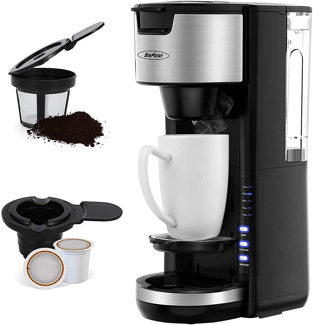  Instant Pot Solo Single Serve Coffee Maker,From the Makers of  Instant Pot,K-Cup Pod Compatible Coffee Brewer,Includes Reusable Coffee  Pod&Bold Setting,Brew 8 to 12oz.,40oz. Water Reservoir,Grey: Home & Kitchen