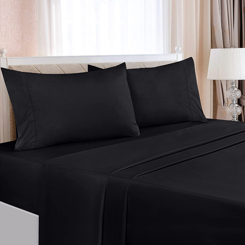 Utopia Bedding Queen Bed Sheets Set - 4 Piece Bedding - Brushed